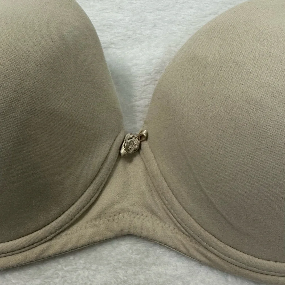 Victoria's Secret Strapless Push Up Cream Contour Bra Intimates - Picture 3 of 8